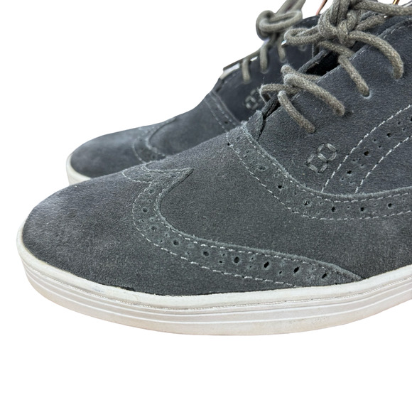 Bed Stu Quinn Mens Wingtip Leather Suede Gray Lace Up Business Casual Shoes 10 main image 13
